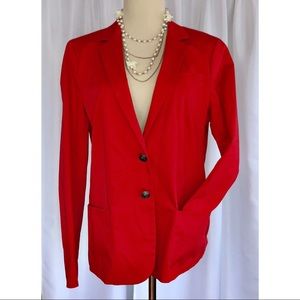 Tommy Hilfiger Cherry Tomato Red Blazer